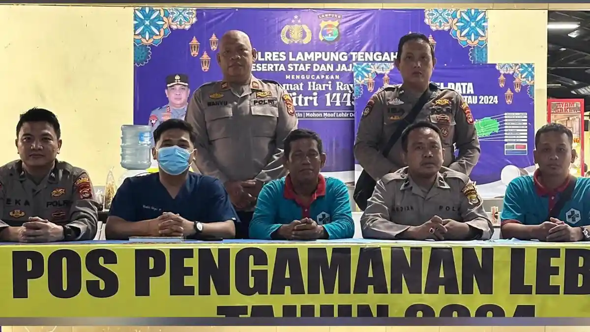 Cegah Kecelakaan, Polres Lampung Tengah Polda Lampung Minta Pemudik Taat Berkendara