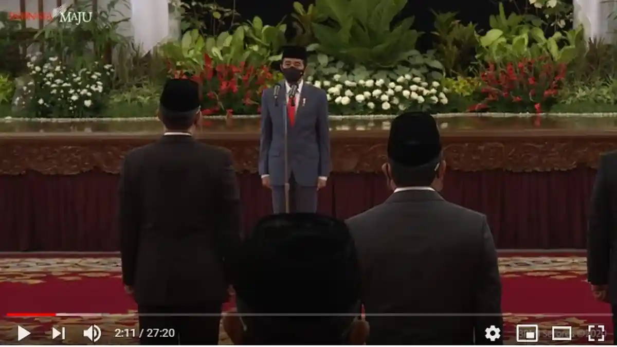 Daftar Nama 5 Wakil Menteri Baru yang Dilantik Jokowi Bersama 6 Menteri Hasil Reshuffle Kabinet