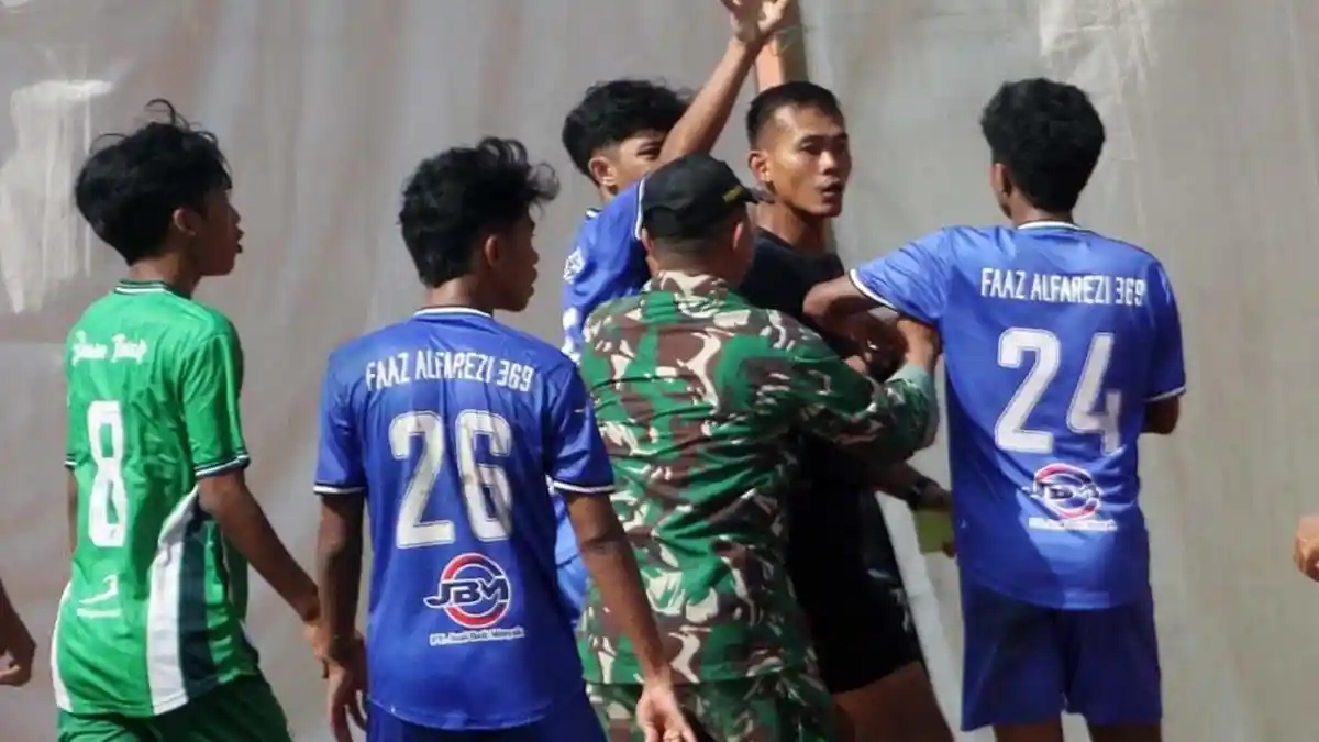 Laga Jatim vs Kaltim Ricuh di Linus 2025 di Surabaya