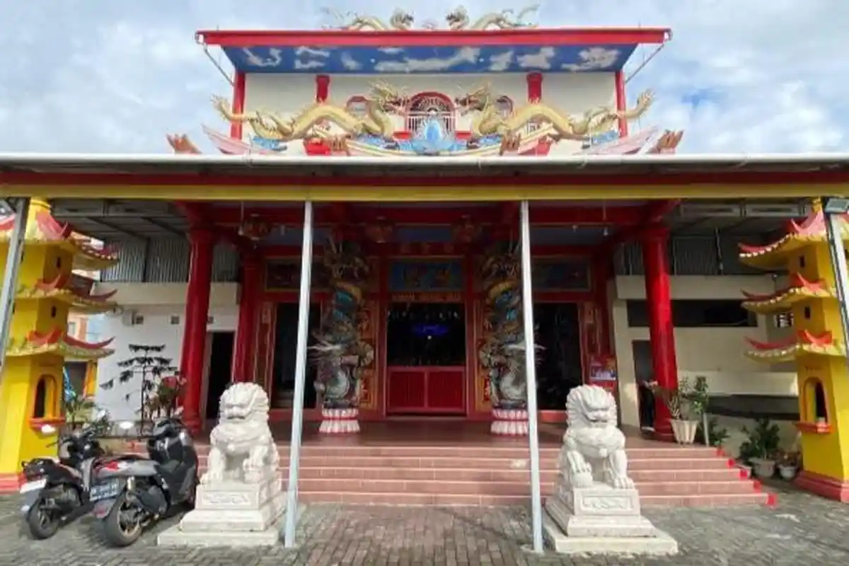 Jelang Imlek, Klenteng Kwan Seng Bio Kawasan Megamas Manado Tampak Sepi, Ini Penyebabnya