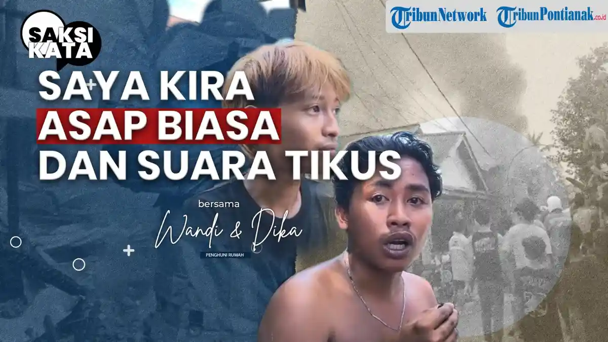 Kisah Dika Terjebak Dalam Kamar dan Selamat dari Kobaran Api yang Melahap Rumah di Pontianak - Tribunpontianak.co.id