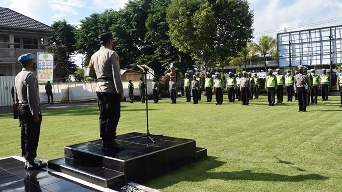 Operasi Patuh Agung Digelar 14 Hari, Polres Tabanan Fokus Tangani Kasus Covid-19 & Atensi Balap Liar