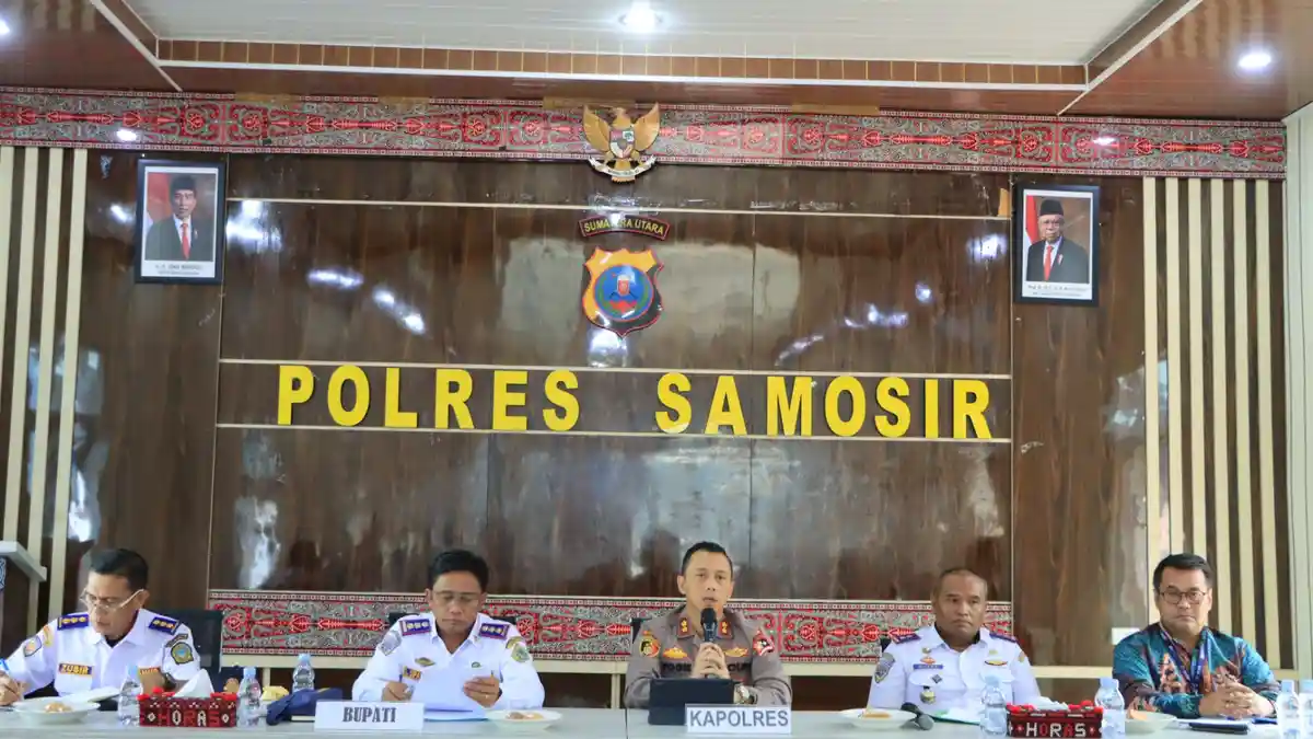 Hindari Pro Kontra Penerapan Tiket Online Feri, Kapolres Samosir Undang Dishub Maksimalkan Pelayanan