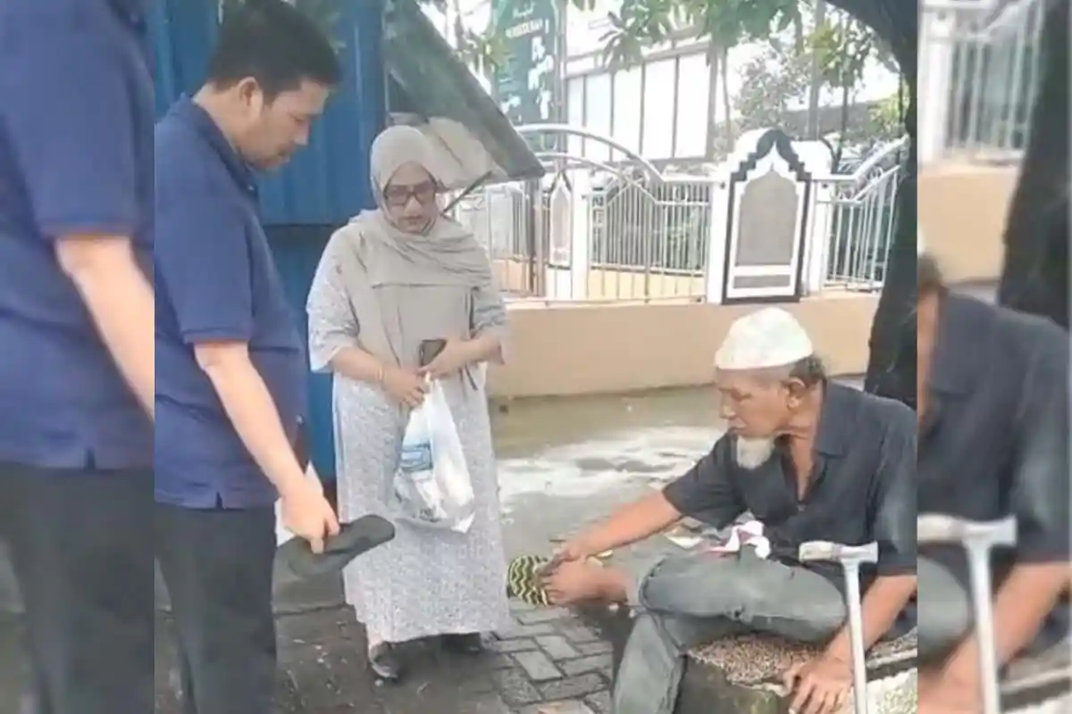 Momen Haru, Bupati Haili Yoga Bantu Lansia Asal Takengon yang Terlantar di Kota Medan