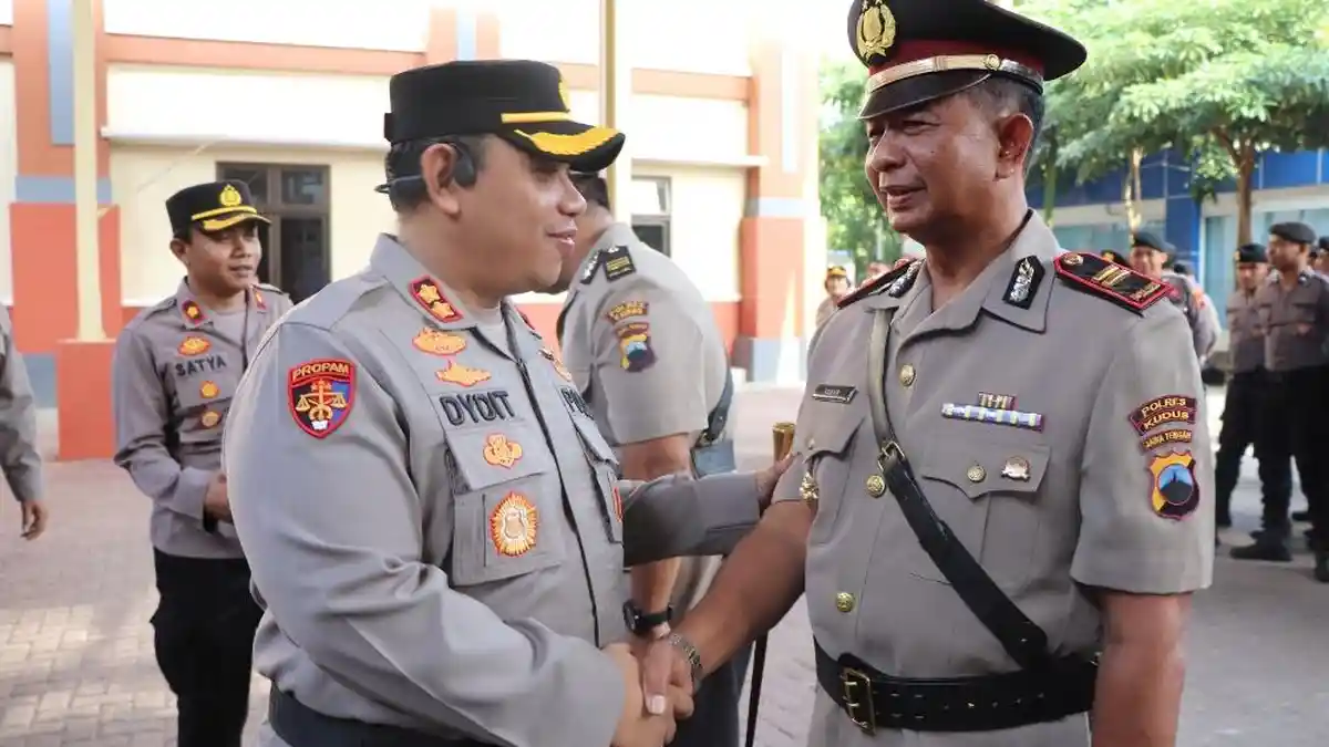 Kapolsek Undaan Ganti, Kapolres Pimpin Upacara Sertijab, Ini Iptu Kanan Sosok Pejabat yang Baru