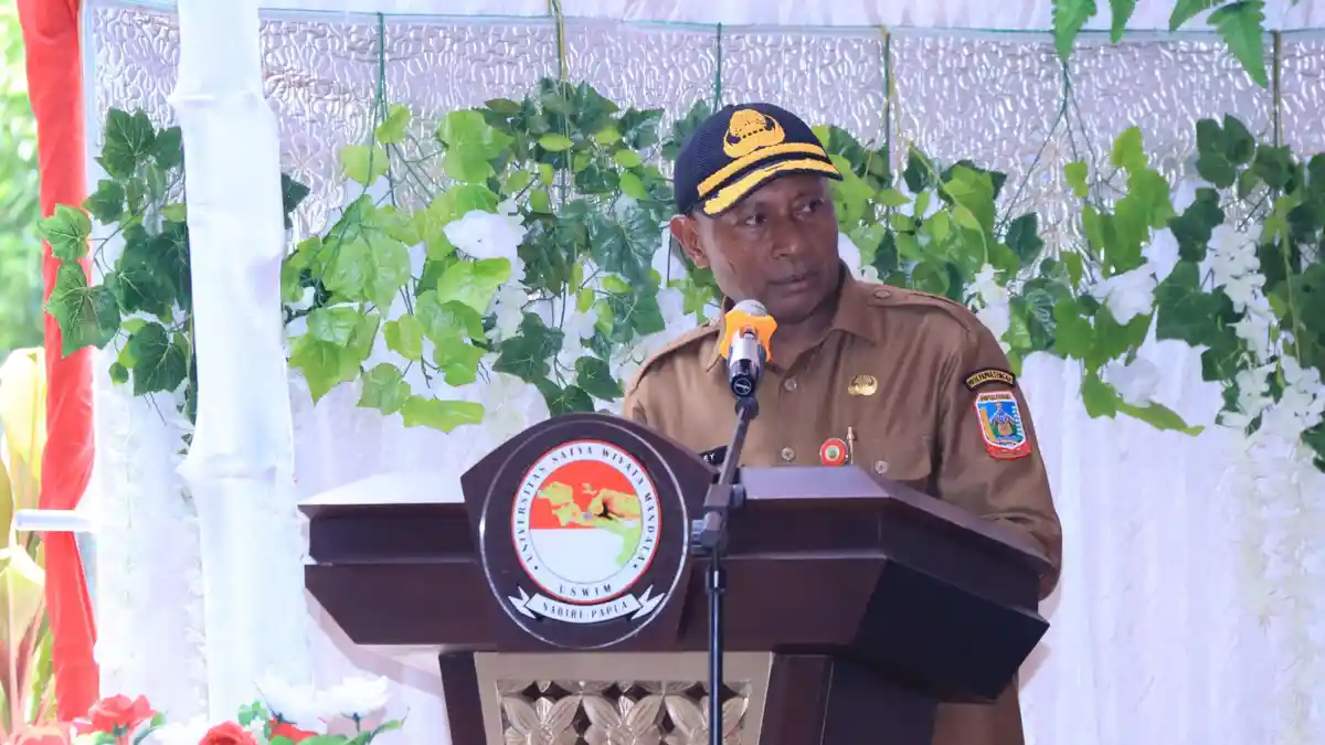 403 Mahasiswa Uswim Diwisudakan, Ini Pesan Pemprov Papua Tengah