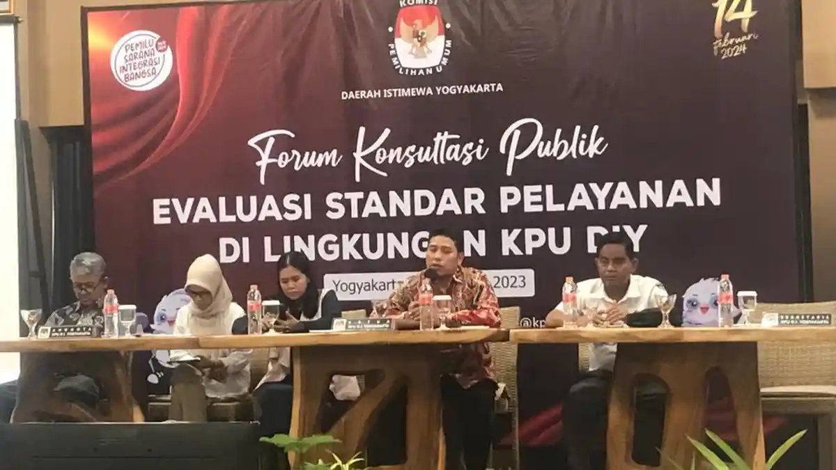 KPU DIY Gelar Forum Konsultasi Publik  Evaluasi Standar Pelayanan