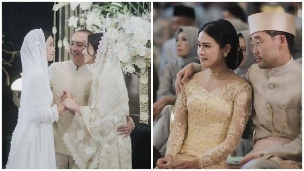 Tangis Maudy Ayunda Pecah Saksikan Adik Menikah, Rangkulan Jesse Choi ...
