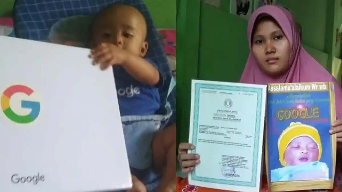 Kabar Terbaru Bayi Bernama Google yang Viral di Dunia Maya, Google Indonesia Kirim Hadiah Istimewa