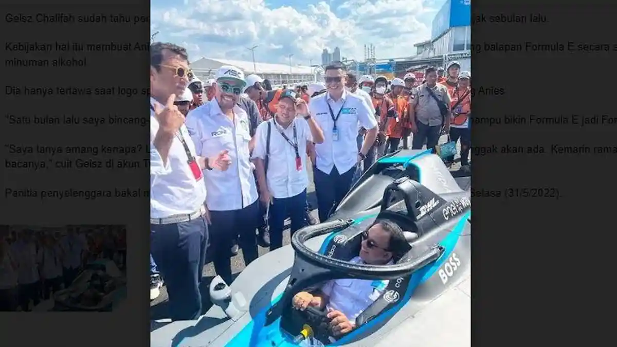 PSI Kritik Pemprov DKI tak Libatkan SMK di Formula E hingga Sentil Program yang Digaungkan Anies
