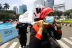 Unjuk Rasa Buruh Desak Pembatalan UU Cipta Kerja