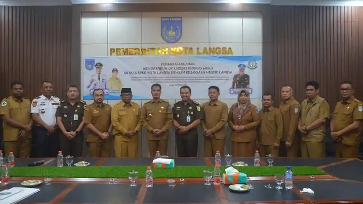 BPKD Kota Langsa dan Kejari Teken MoU Bidang Hukum dan Tata Usaha Negara