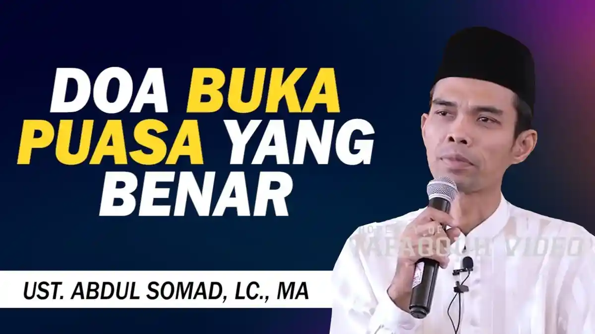 2 Lafaz Doa Buka Puasa Sunnah Dzulhijjah & Pahala yang Menjalankannya Menurut UAS