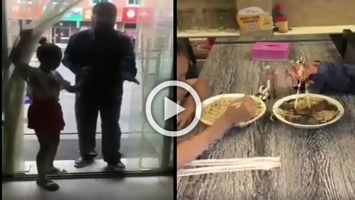 Ajak Ayahnya yang Buta Makan Mie, yang Dilakukan Anak Ini Bikin Pemilik Restoran Terharu