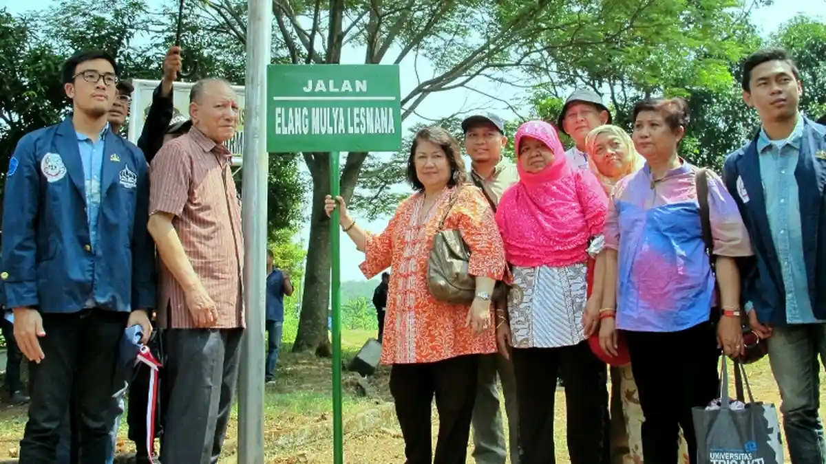 Empat Mahasiswa Trisakti Pahlawan Reformasi Jadi Nama Jalan di Kampus Nagrak
