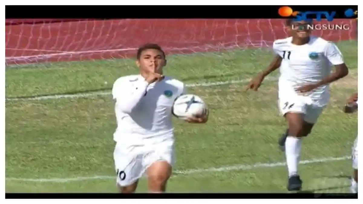 Pemain Timor Leste yang Lakukan Selebrasi Provokatif Diduga Palsukan Umur