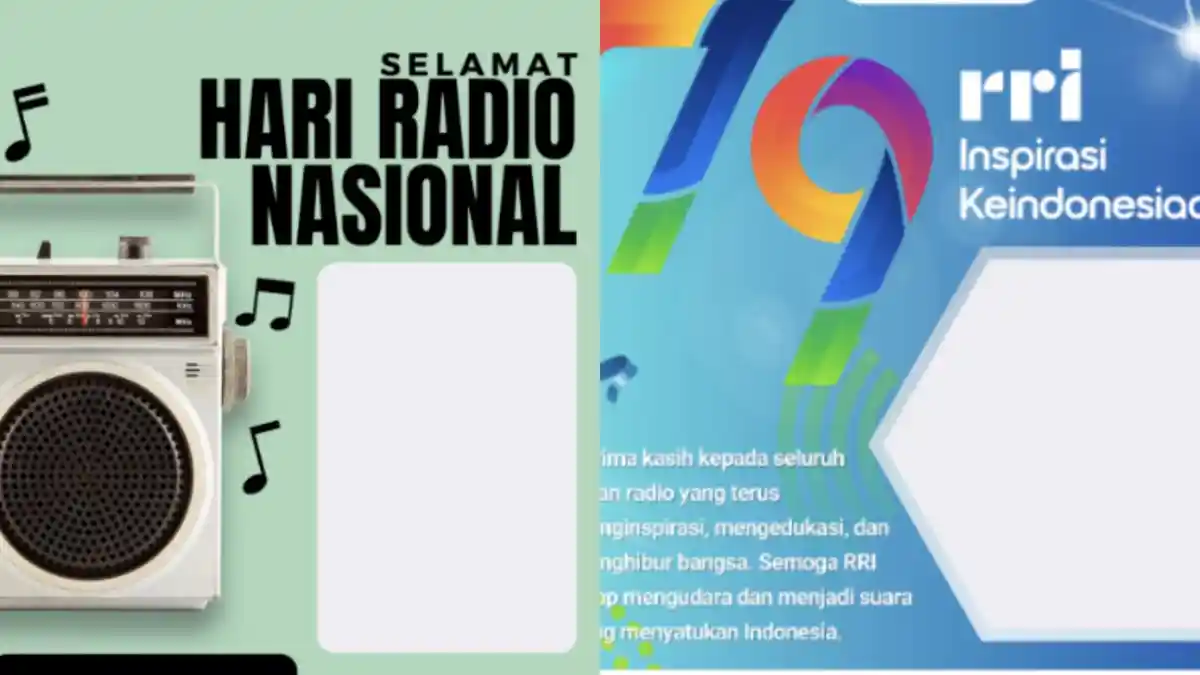 20 Link Download Twibbon Hari Radio Nasional 2024, Yuk Pasang dan Share di Sosmed