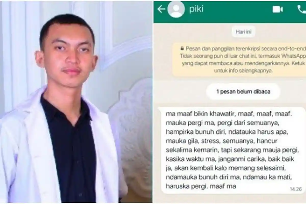 5 Fakta Hilangnya Mahasiswa Unhas, Keluarga Khawatir Masuk Jaringan Radikal, Ini Pesan Terakhirnya