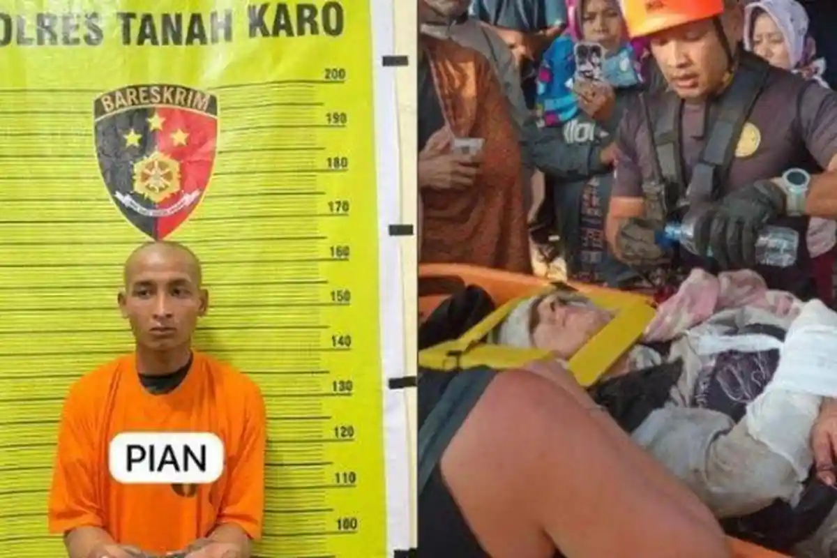 Pemuda Bunuh & Rampok Turis Perancis di Air Terjun Sipiso Piso, Tanah Karo, Korban Dipukul Batu