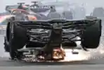 Momen Kecelakaan Mengerikan Zhou Guanyu di F1 GP Inggris