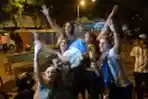 Suporter Argentina Berpesta di Brasil