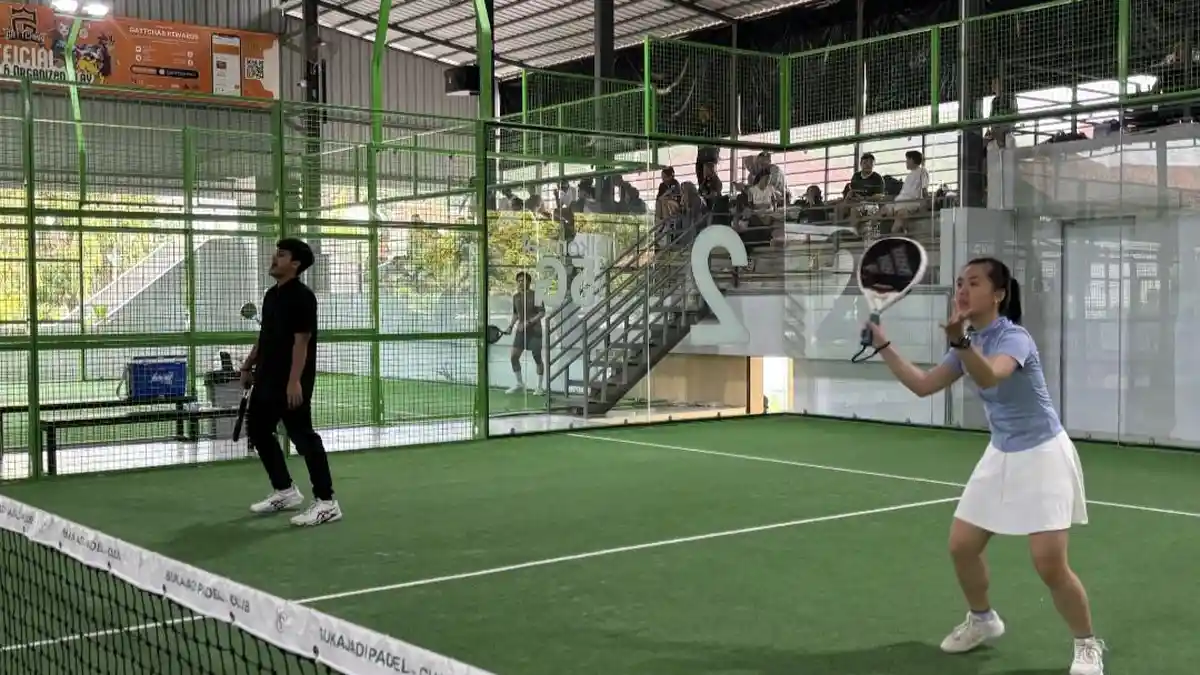 Gekrafs Kepri Jadikan Social Smash Fun Match Padel Wadah Bangun Kolaborasi Pelaku Ekonomi Kreatif - Tribunbatam.id
