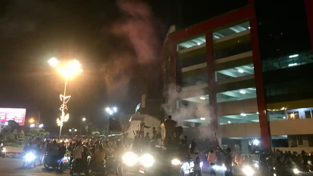 Warga Bandar Lampung Padati Taman Kota Lungsir Sambut Malam Takbiran