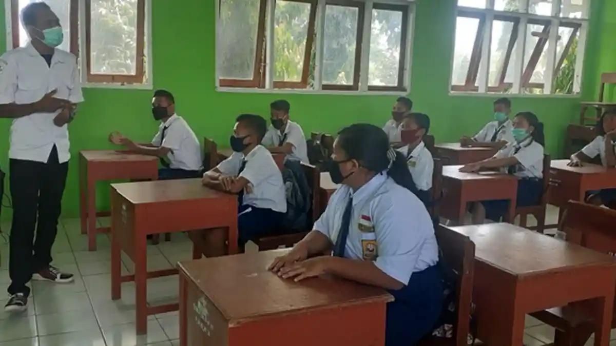 Siswa SMPN 1 Maumere Wajib Ikut Pelajaran Covid-19, Ini Tujuannya