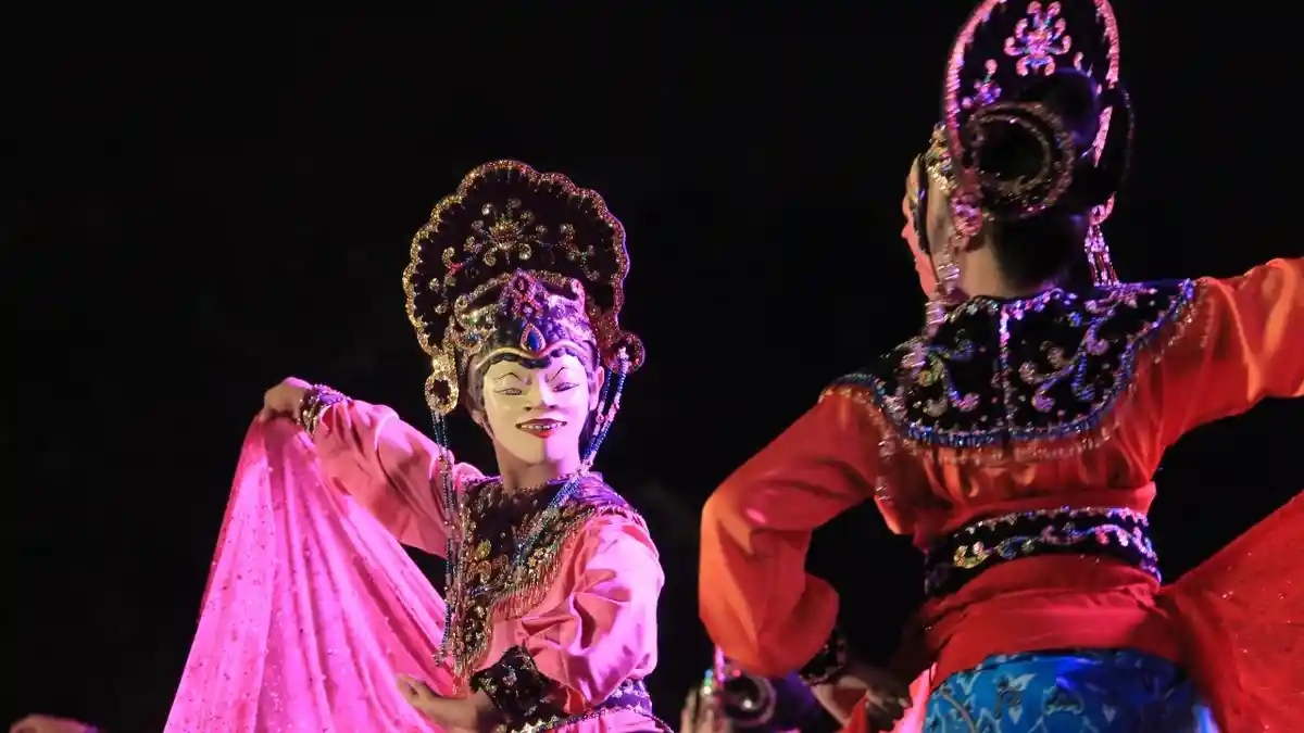 Pagelaran Seni Budaya Tarian Kolosal Nyimas Melati Gambaran Pejuang Dari Tangerang