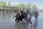 Pekerja Tambak Udang Ditemukan Tewas Mengapung di Perairan Desa Tanjung Niur Tempilang