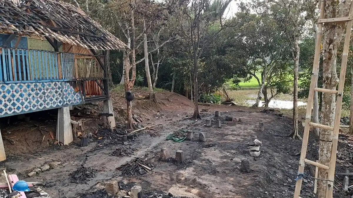 Ponpes Riadusibbyan Terbakar, Kitab Santri Ikut Hangus, TribunBanten.com-Kitabisa.com Galang Donasi