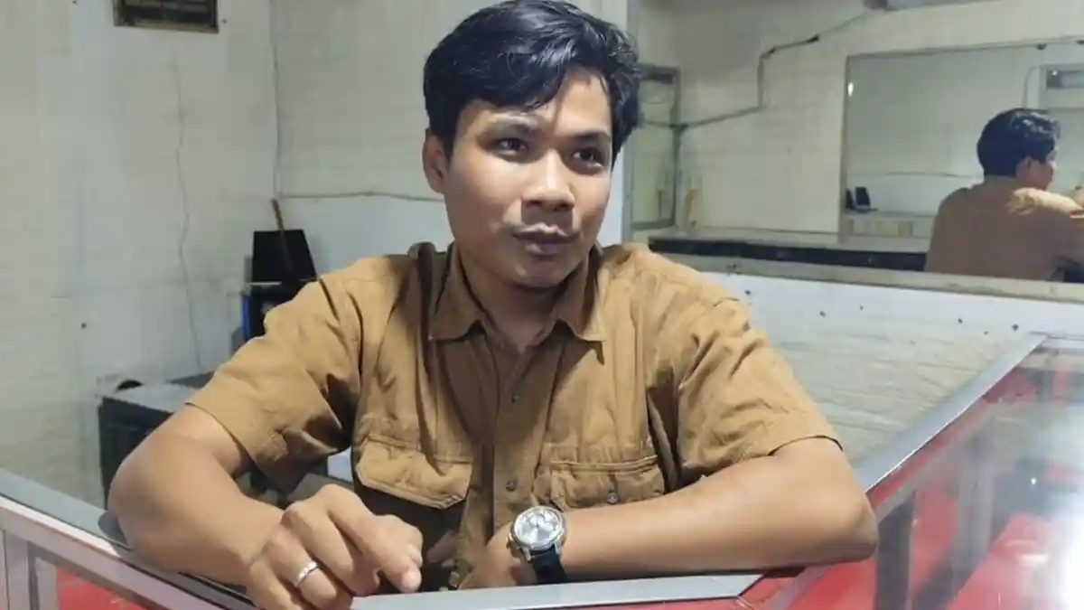Harga Emas di Pasar Bambu Kuning Bandar Lampung Turun, Transaksi Sepi