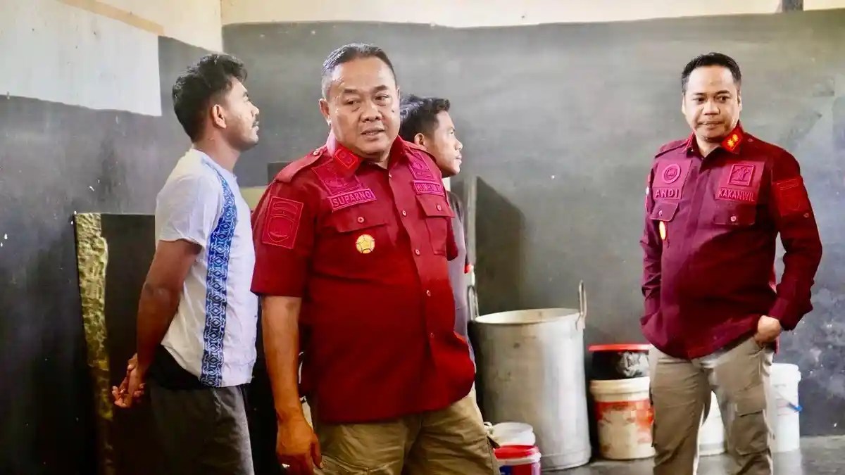 Kakanwil Kemenkumham Malut Andi Taletting Langi Pantau Langsung Kondisi Lapas Kelas II B Jailolo