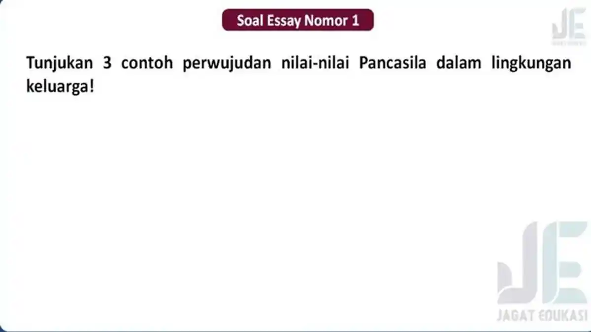 Latihan Soal PTS/UTS PPKN Kelas 9 SMP/MTs Semester 1 Beserta Kunci Jawaban, Pilihan Ganda dan Esay