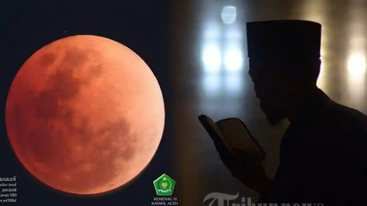 Doa Ketika Gerhana Bulan Lengjap Arab, Latin dan Artinya