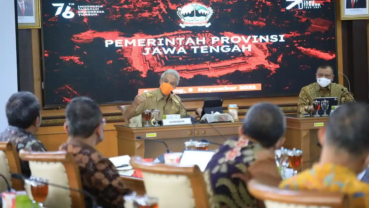 Ganjar Dan Rombongan Kemenkeu Sharing Terkait Pengelolaan APBN dan APBD
