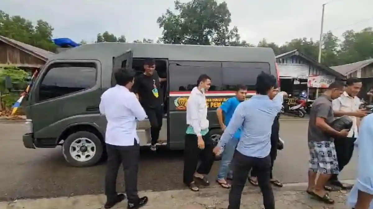 Warga Binaan di Bengkalis Riau yang Bebas dan Tak Dijemput Keluarga, Diantar Sampai Pelabuhan Roro