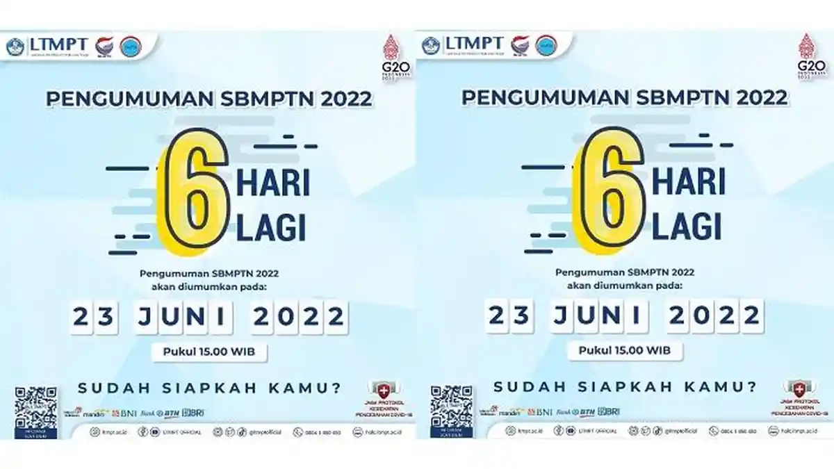 PENGUMUMAN UTBK-SBMPTN 2022: 6 Hari Lagi, Begini Cara Cek Lolos atau Tidaknya