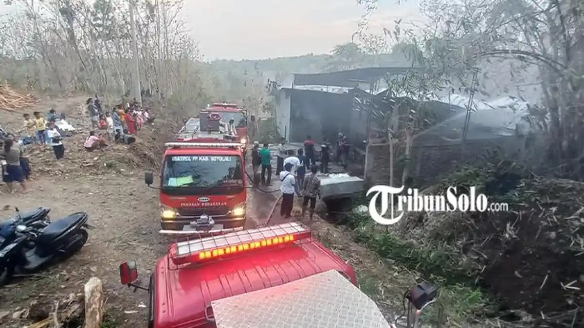 2 Kebakaran Terjadi di Karanggede Boyolali, Kandang Ayam dan Rumah Warga Ludes Dilalap Api
