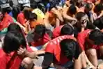 Ratusan Tersangka Hasil Operasi Sikat Semeru Dipamerkan