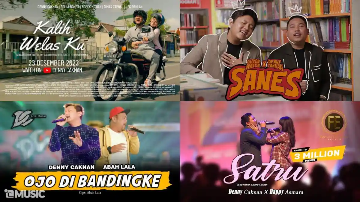 5 Lagu Terbaik dan Tergalau Denny Caknan, dari Satru, Ojo Dibandingke, hingga Kalih Welasku