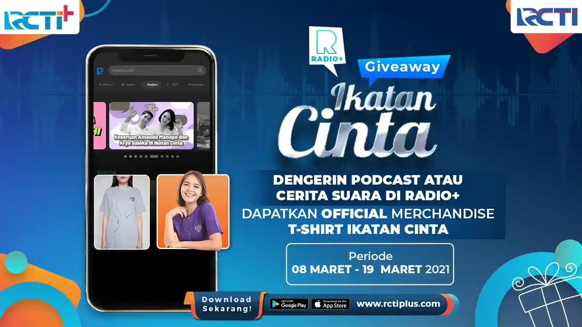 Dapatkan Giveaway dan Menangkan T-Shirt Ikatan Cinta Buat Penggemar Berat Aldebaran dan Andin