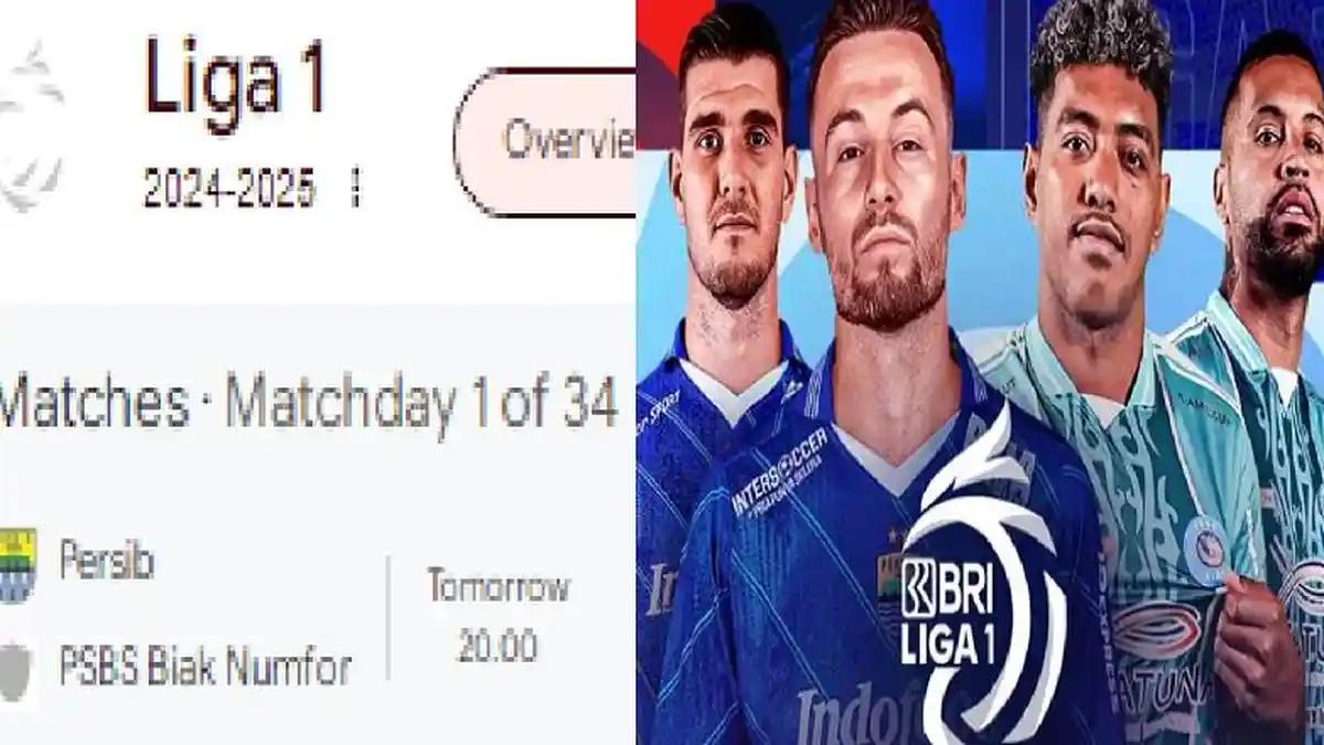 Link Live Streaming Persib Bandung vs PSBS Biak, Jadwal Kick Off Perdana 9 Agustus Liga 1 2024-2025