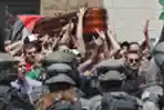 Brutal, Polisi Israel Serang Pelayat Shireen Abu Akleh