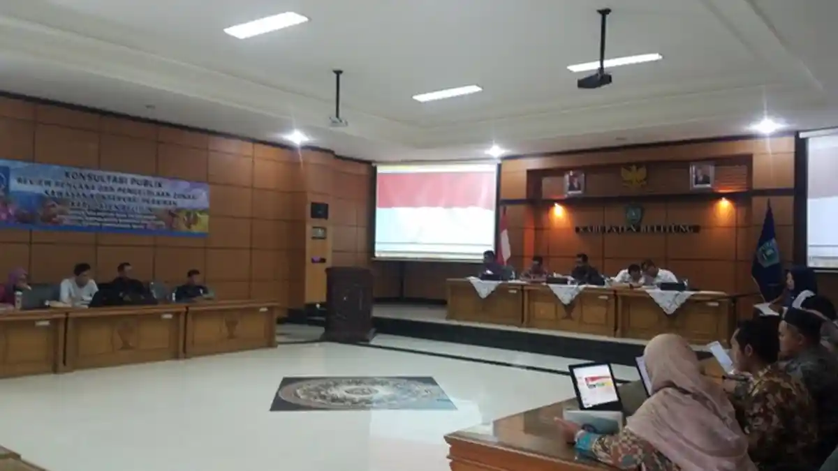 Ini Rincian Luasan RPZ Pencadangan Kawasan Konservasi Perairan di Kabupaten Belitung