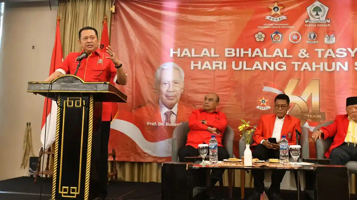 Bamsoet Serukan Penguatan Konsolidasi Internal Organisasi dalam Peringatan HUT ke-64 SOKSI
