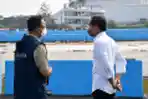 Presiden Jokowi dan Anies Baswedan Tinjau Proyek Sirkuit Formula E