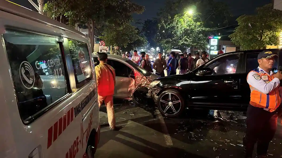 Di Balik Kecelakaan Beruntun 5 Kendaraan di Semarang, Sopir Santa Fe Ungkap Alasan Pilih Kabur - Tribunjateng.com