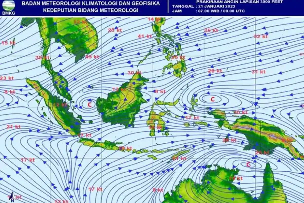 Satu Pekan ke Depan Curah Hujan di Bima dan Dompu Berkurang Lagi