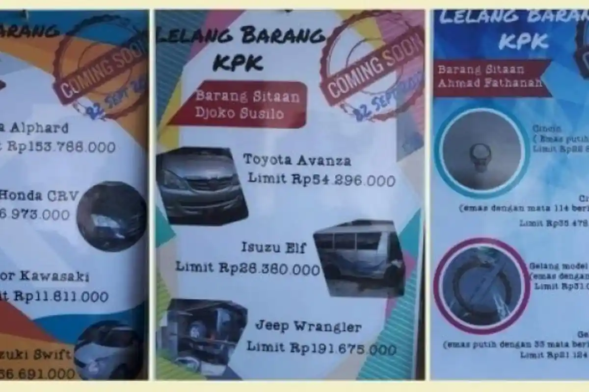 Mau Punya Mobil Mewah, tapi Uang Sedikit? Yuk Ikut Lelang Mobil Sitaan KPK, Harga Gila-gilaan